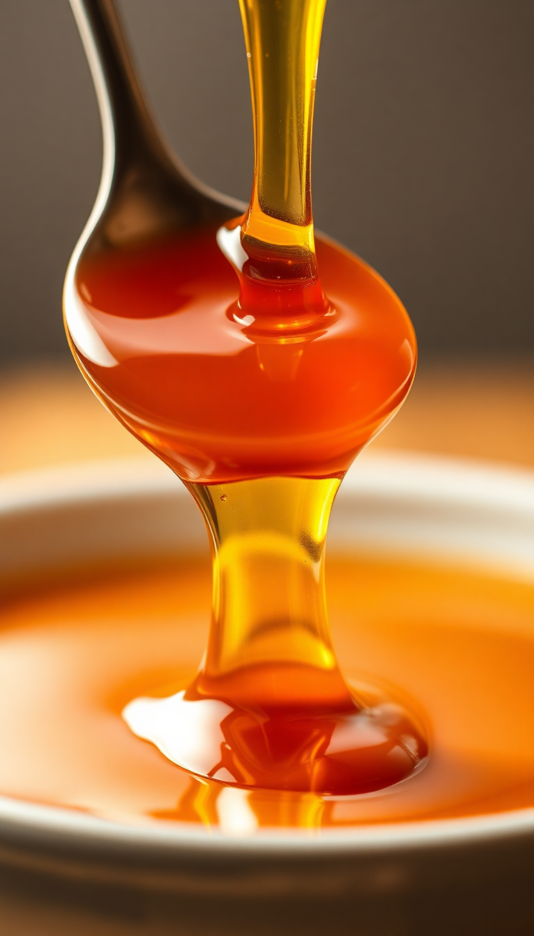 Honey Dripping From Molten HD Wallpaper