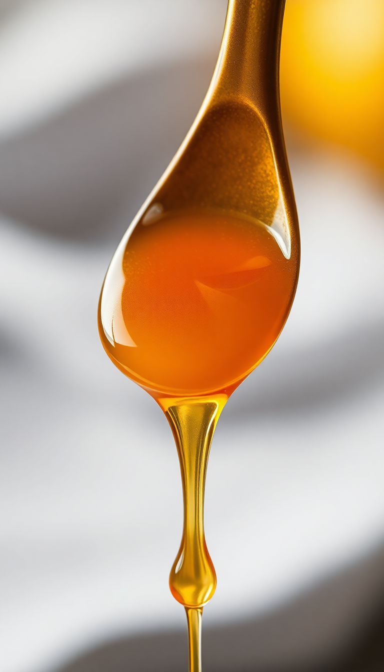 Gorgeous Honey From Golden Macro Photorealistic Wallpaper
