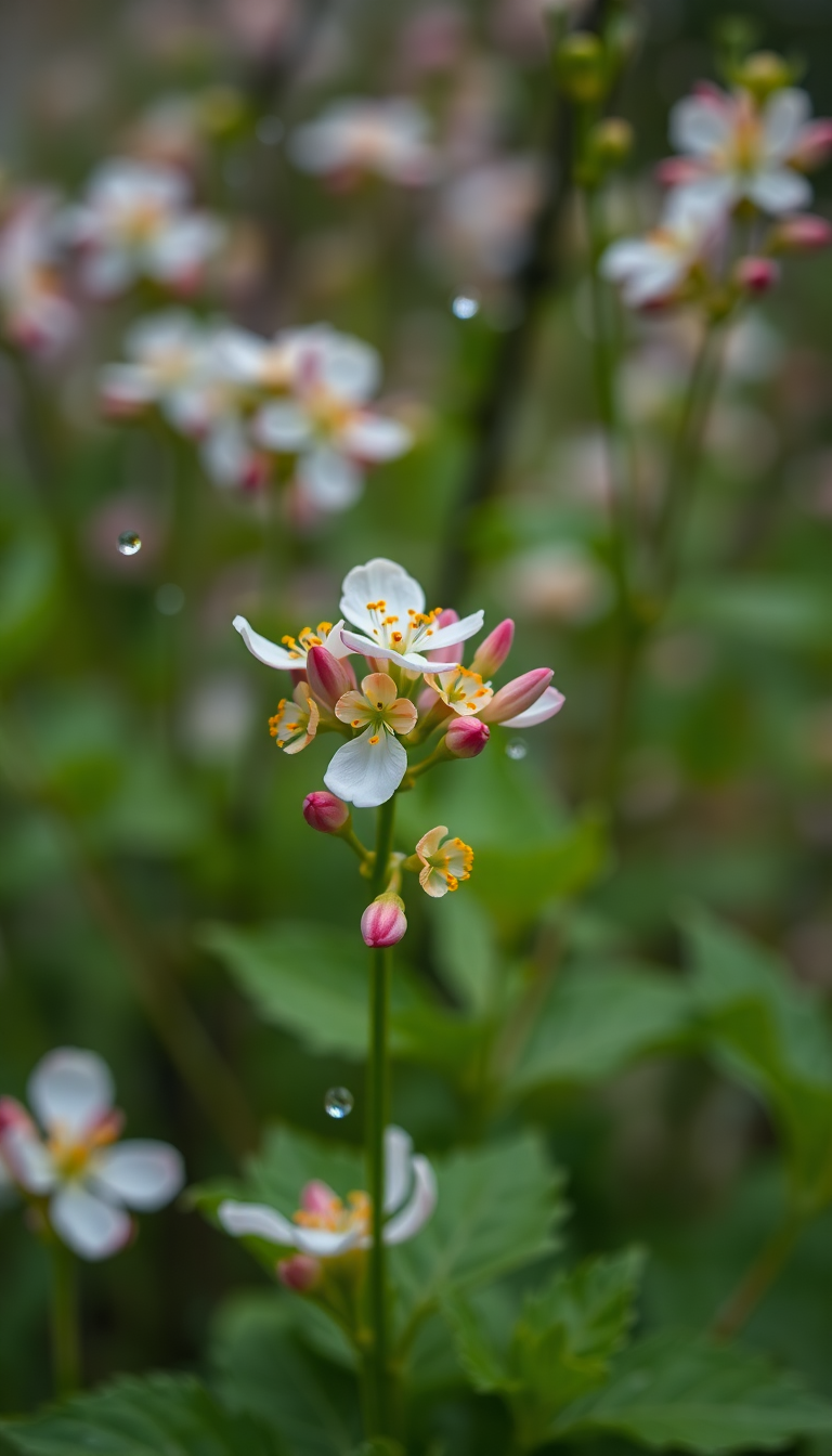Spring Rain Flower Blooming Time Lapse Aesthetic Mini Wallpaper
