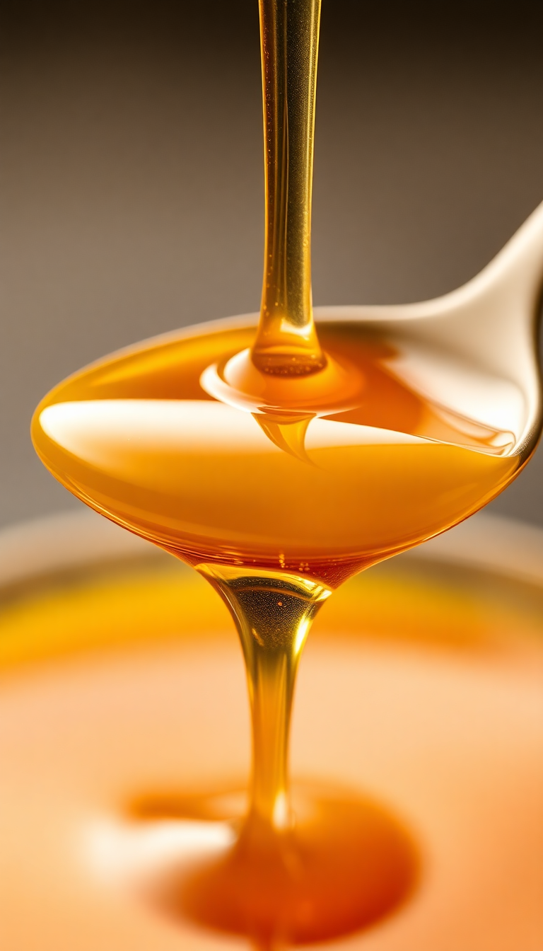 Majestic Romantic Honey Dripping From Wallpaper