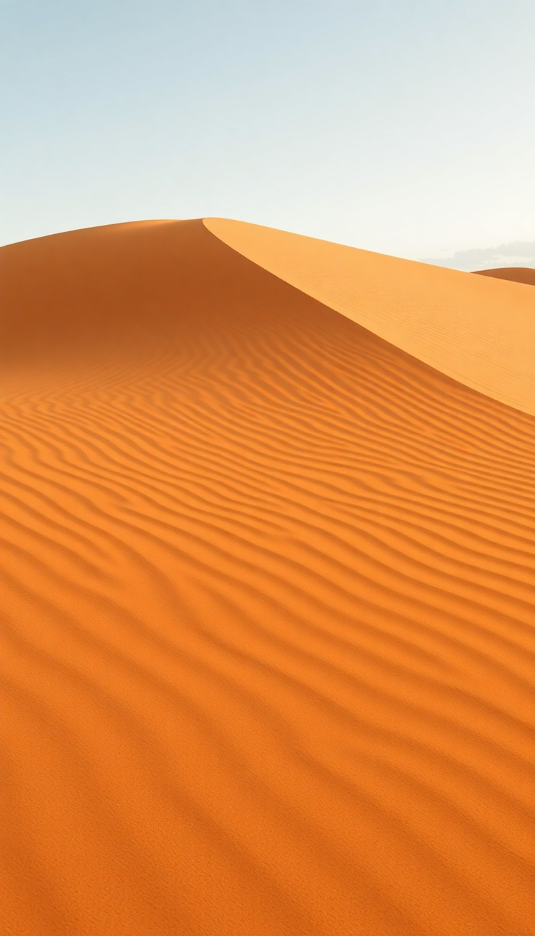 Photorealistic Tranquil Dune Ripples Wind Wallpaper