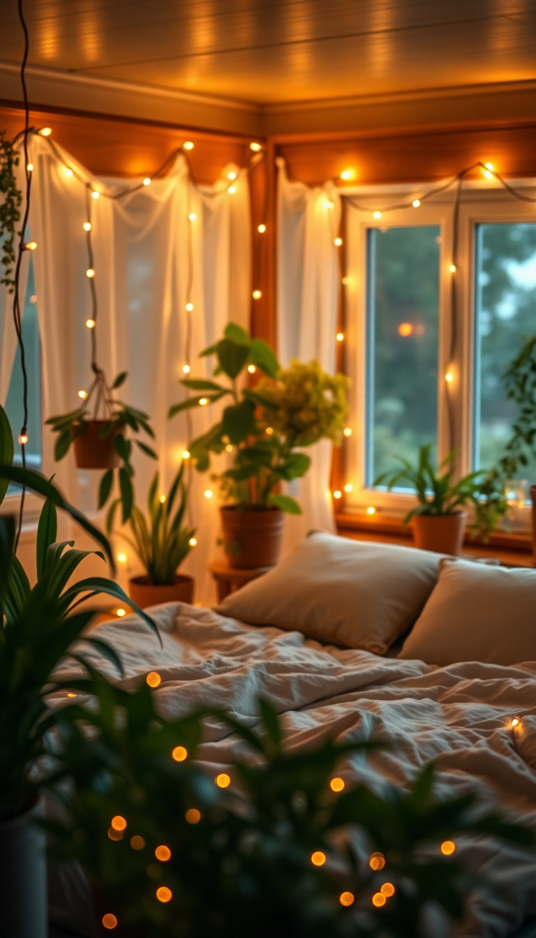Indie Bedroom Fairy Lush HD Wallpaper