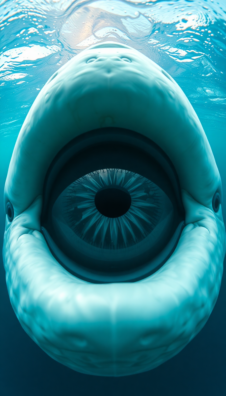Majestic Eye Closeup Deep Intelligent Ocean Wallpaper