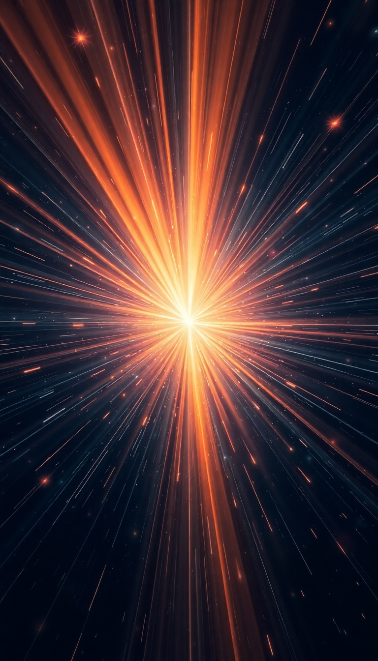 Intense Of Beams Emitting Star Digital art Wallpaper