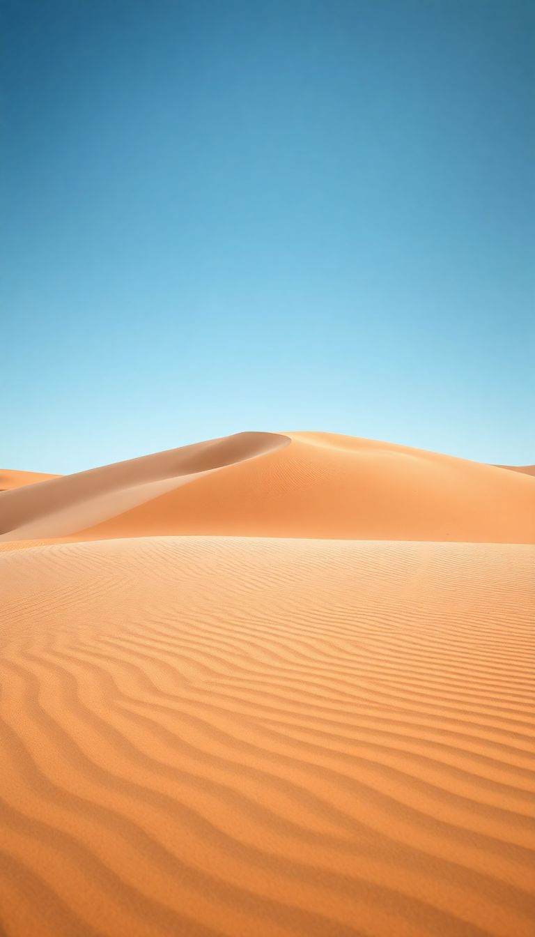 Exquisite Beautiful Sand Dune Ripples Wallpaper