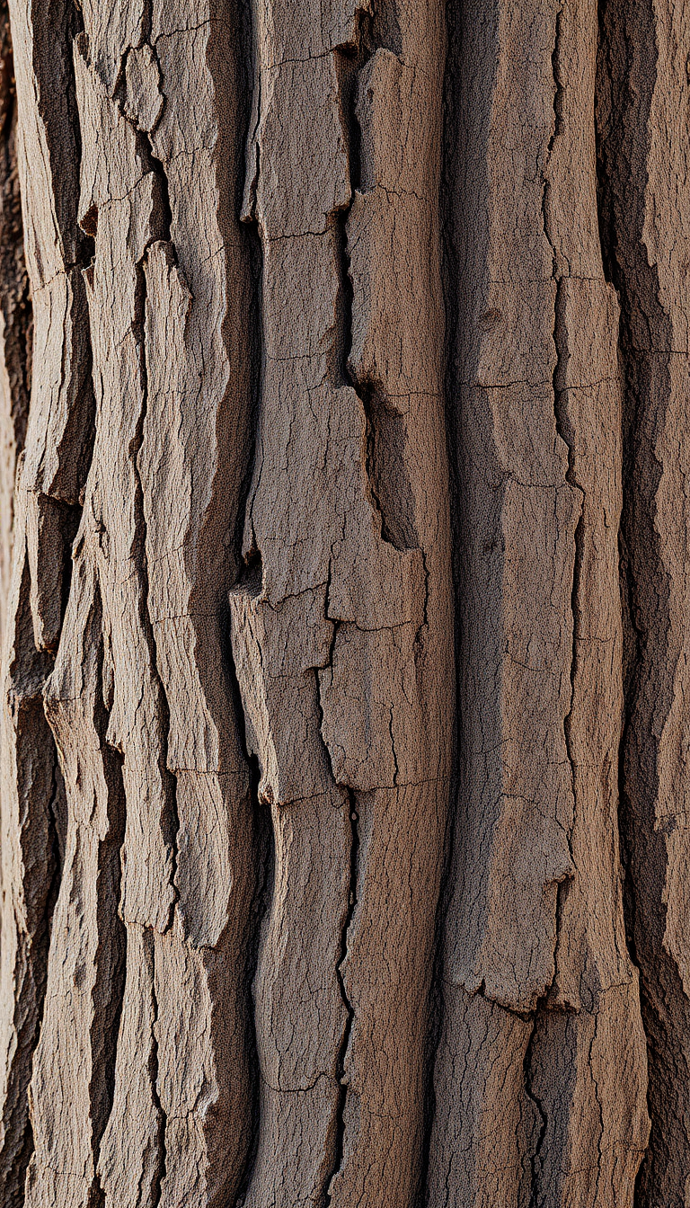 Tree Bark Texture Macro Lines Patterns Photorealistic Mini Wallpaper