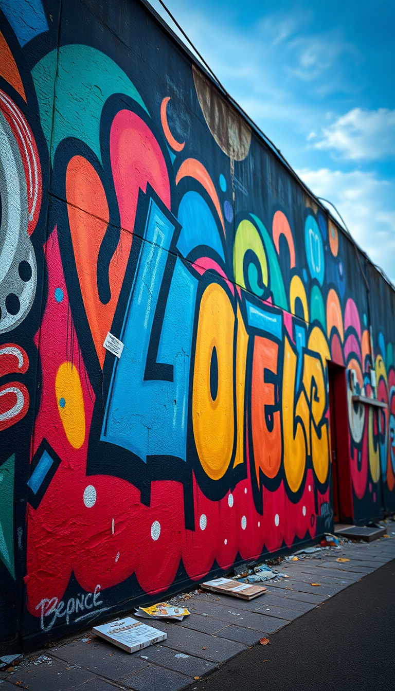 Photorealistic Wild Art Mural Colorful Wallpaper