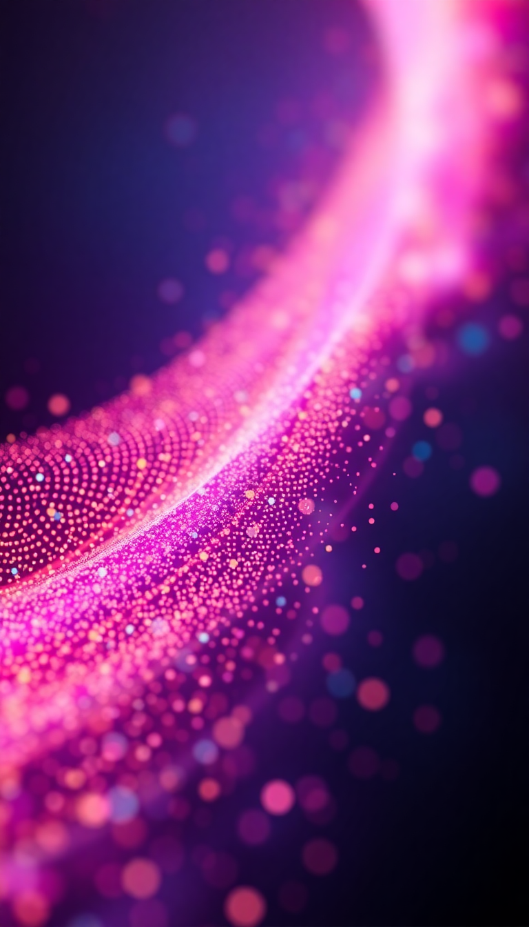 Digital art Ornate Art Flowing Particles Wallpaper