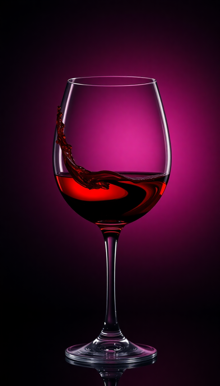 Wine Glass Swirl Magnetic HD Wallpaper