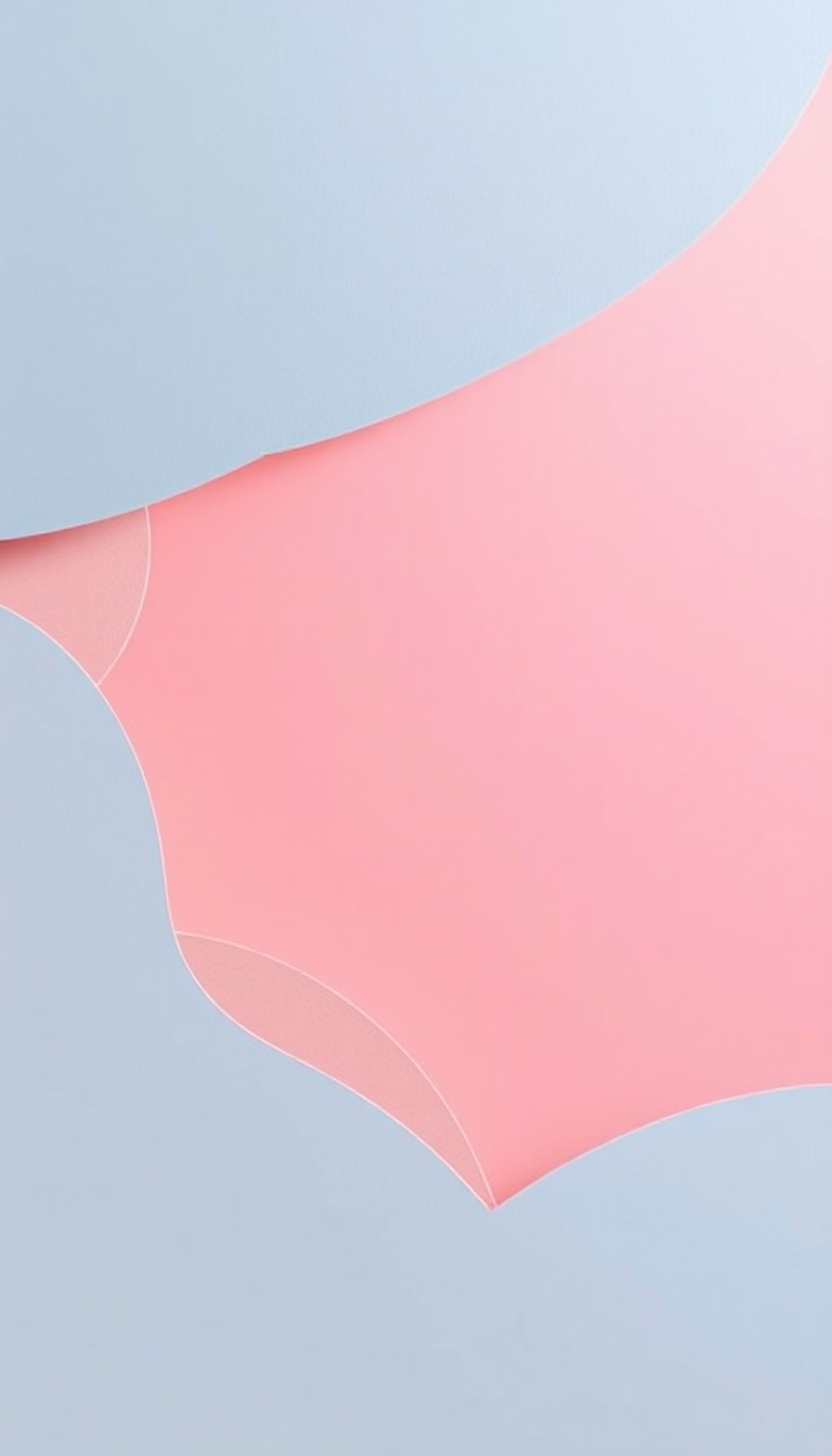 Depth Shadows Pastel Colors Abstract Remix Wallpaper