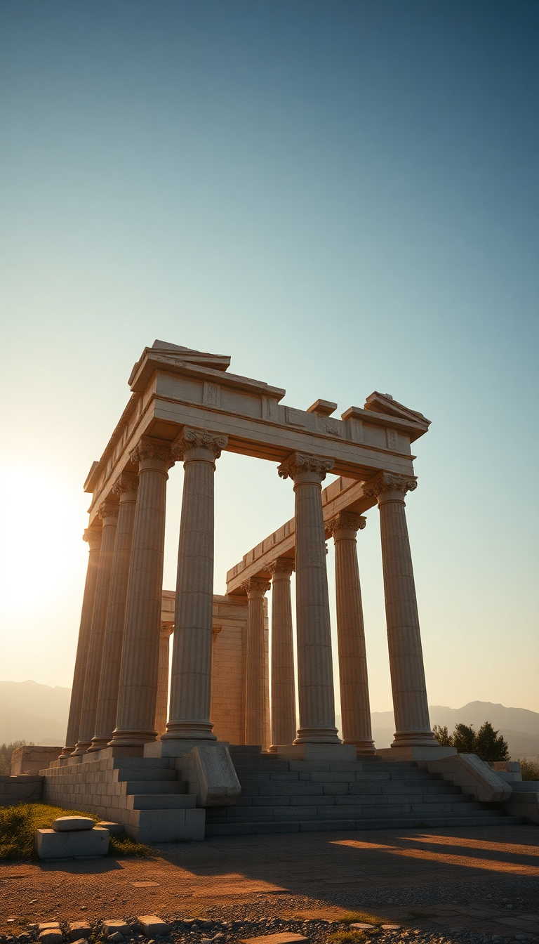 Ancient Greek Temple Raw HD Wallpaper