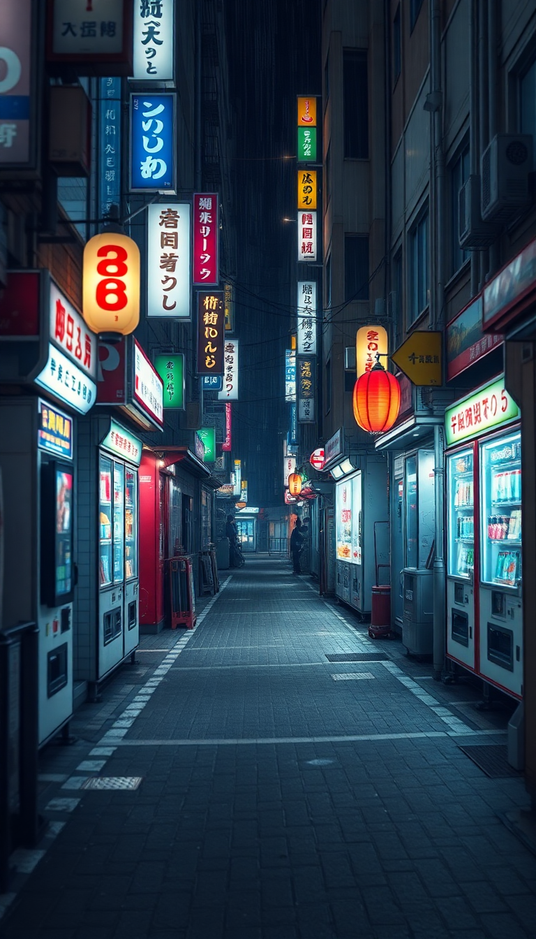 Tokyo Alley At Silver HD Wallpaper