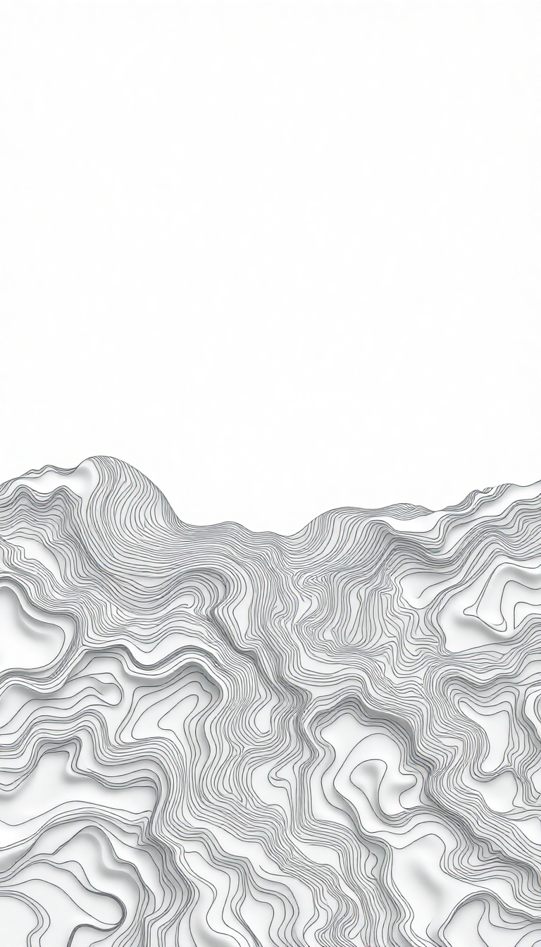 Matte Topographic Flowing Map Minimalist Wallpaper