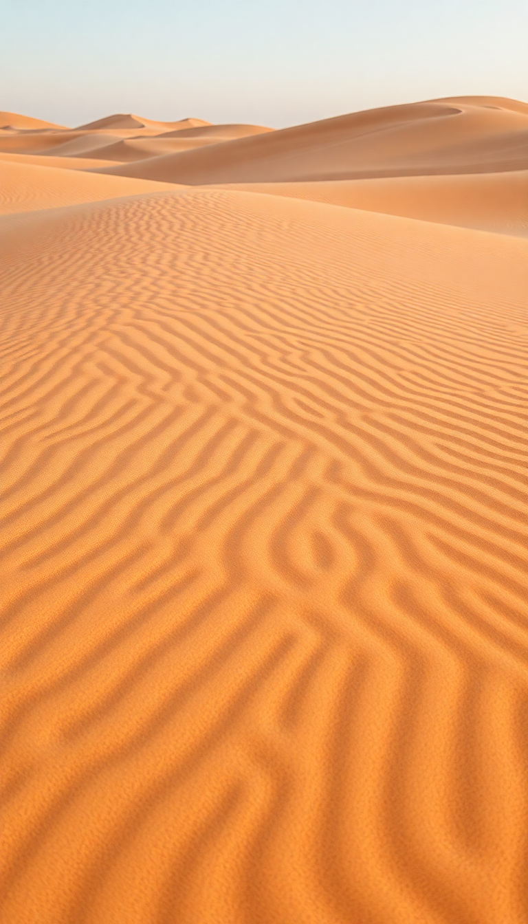 Ripples Wind Patterns Desert Nature New Wallpaper