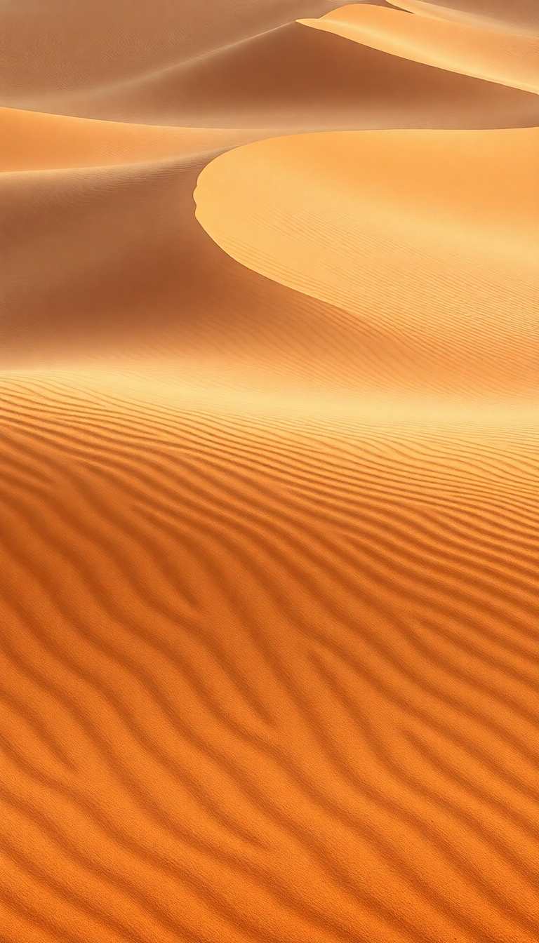 Supreme Dune Ripples Wind Patterns Photorealistic Wallpaper