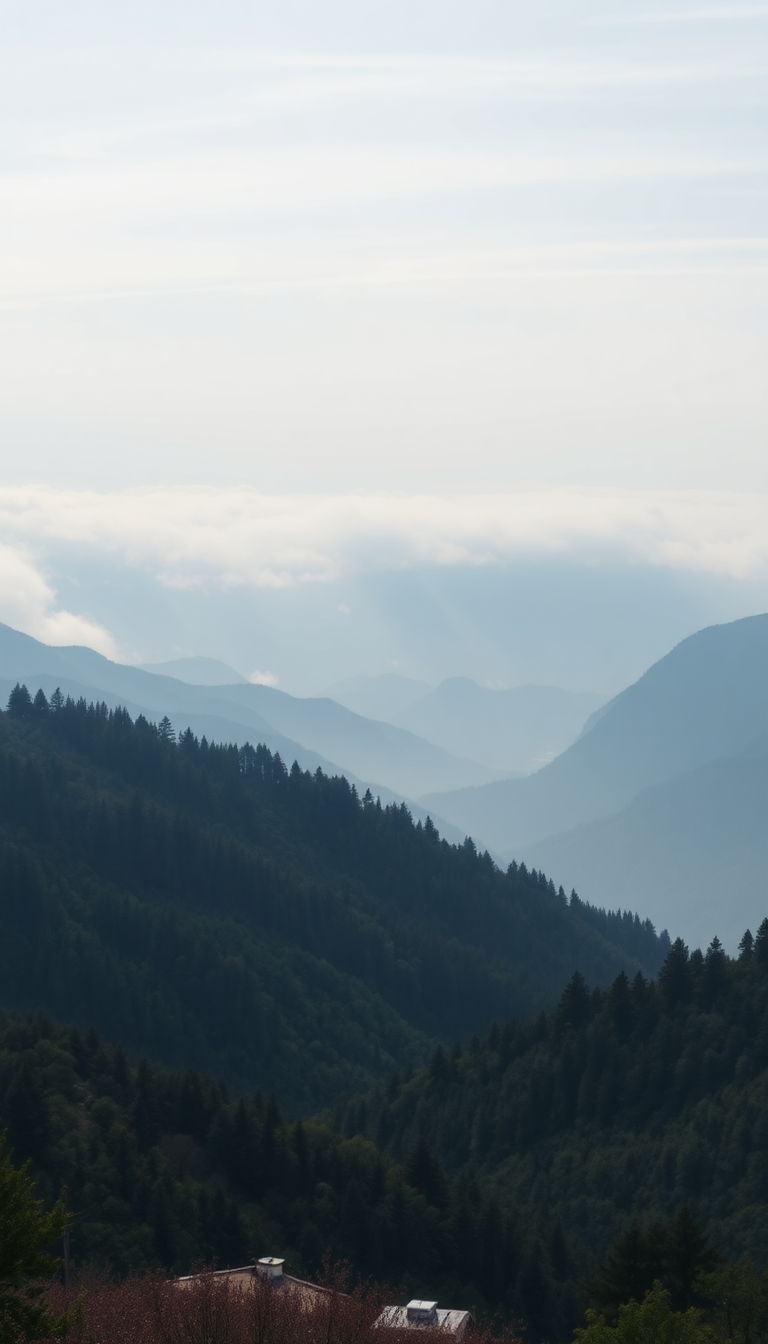 Photorealistic Smooth Rolling Over Mountains Wallpaper