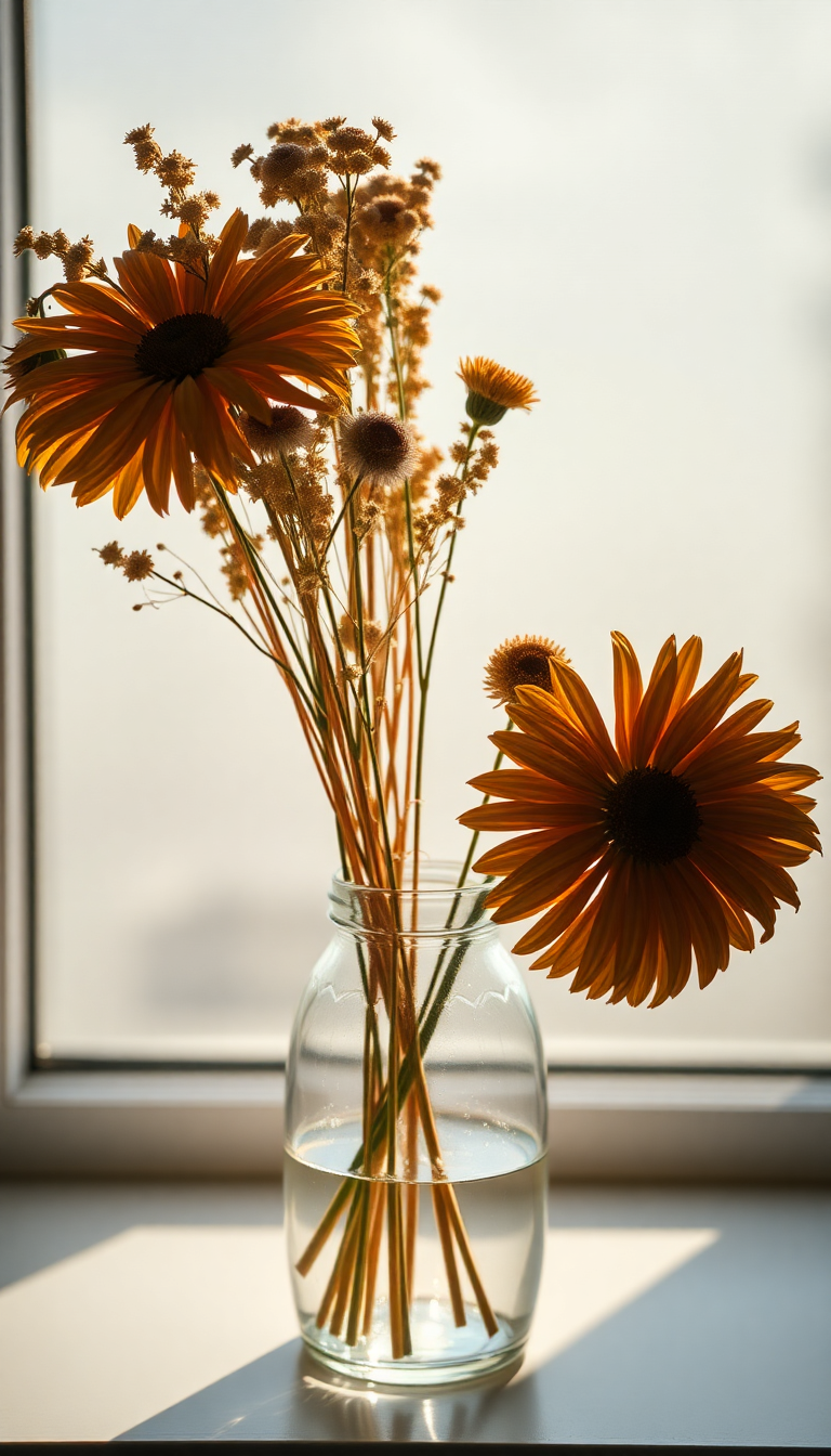 Glass Vase Window Light Aesthetic Fresh Wallpaper