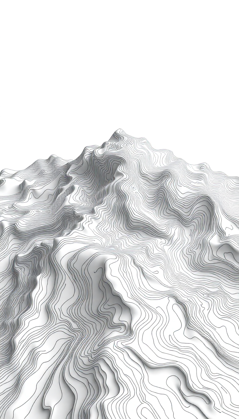 Minimalist Zen Lines Flowing Terrain Wallpaper
