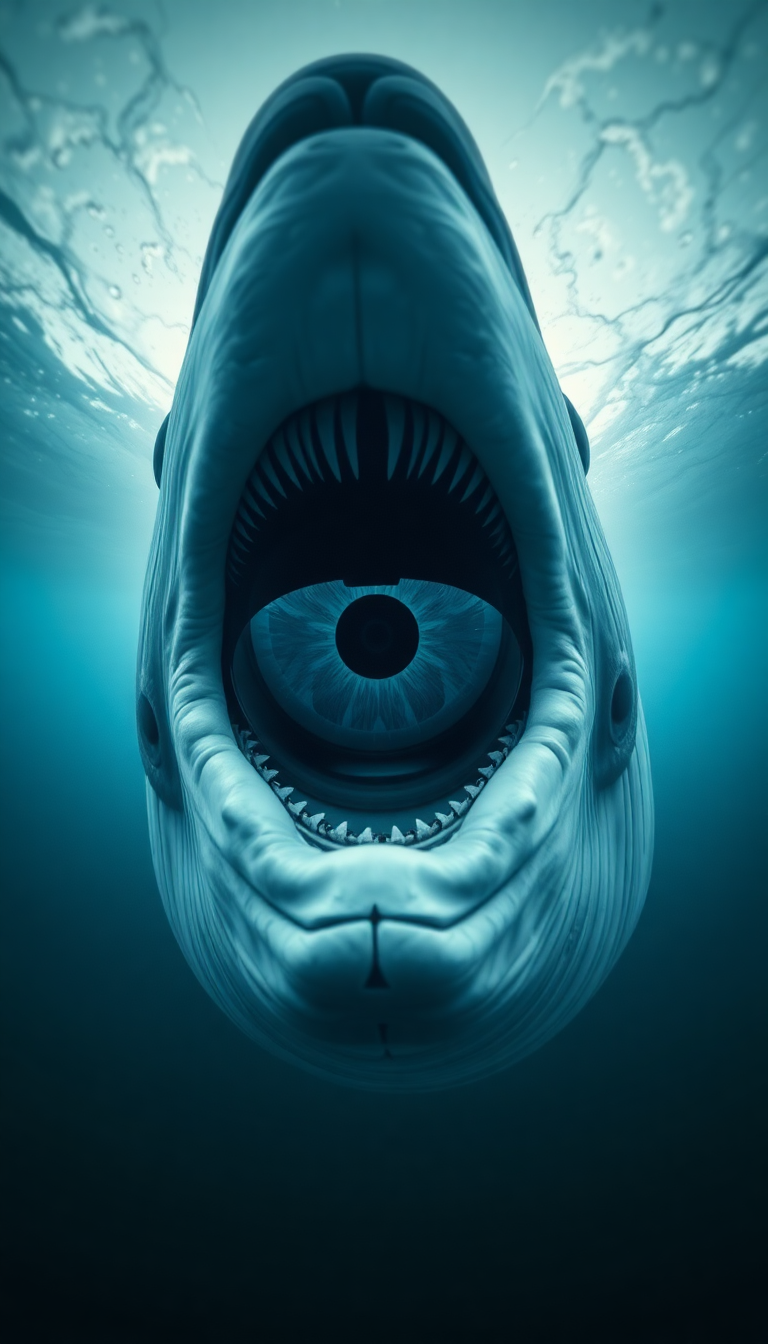 Whale Eye Closeup Deep Intelligent Photorealistic Wallpaper
