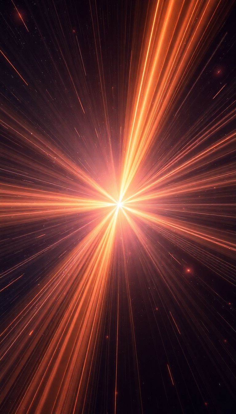 Ethereal Pulsar Emitting Light Digital art Wallpaper