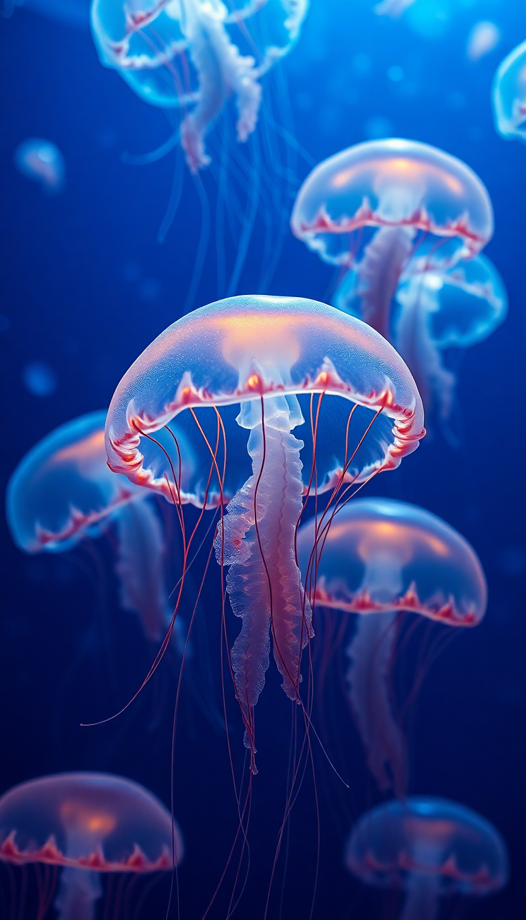Grand Moody School Of Jellyfish Wallpaper