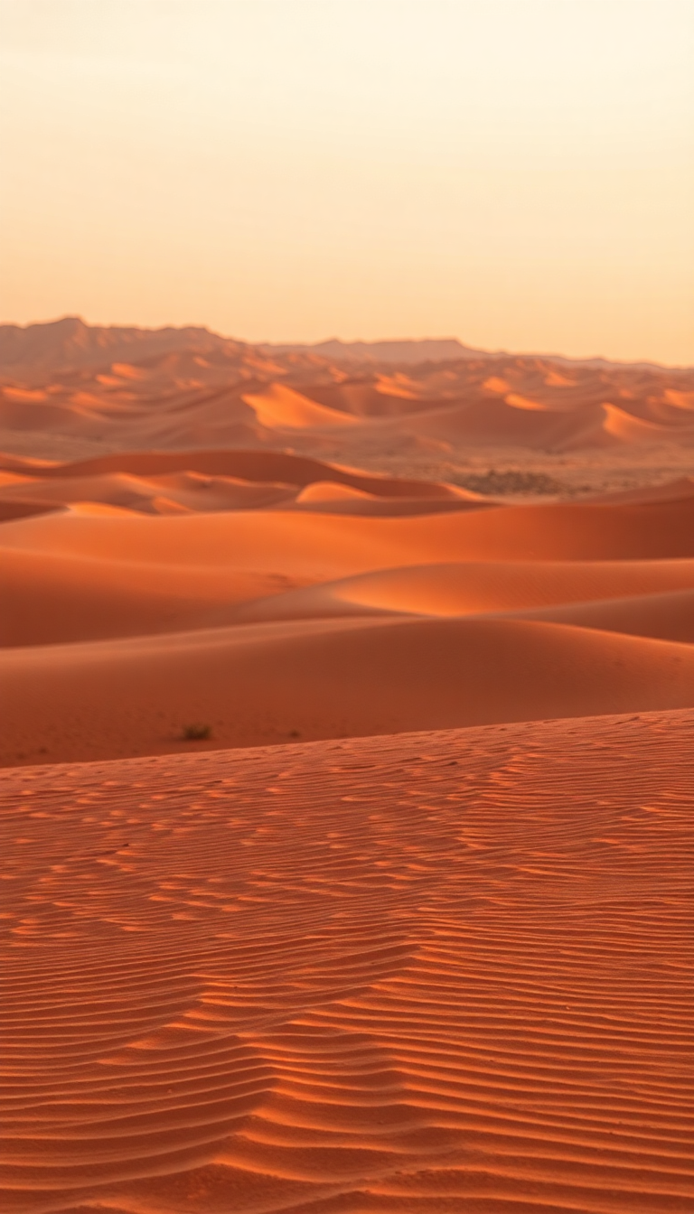 Heat Shimmer Desert Glossy HD Wallpaper