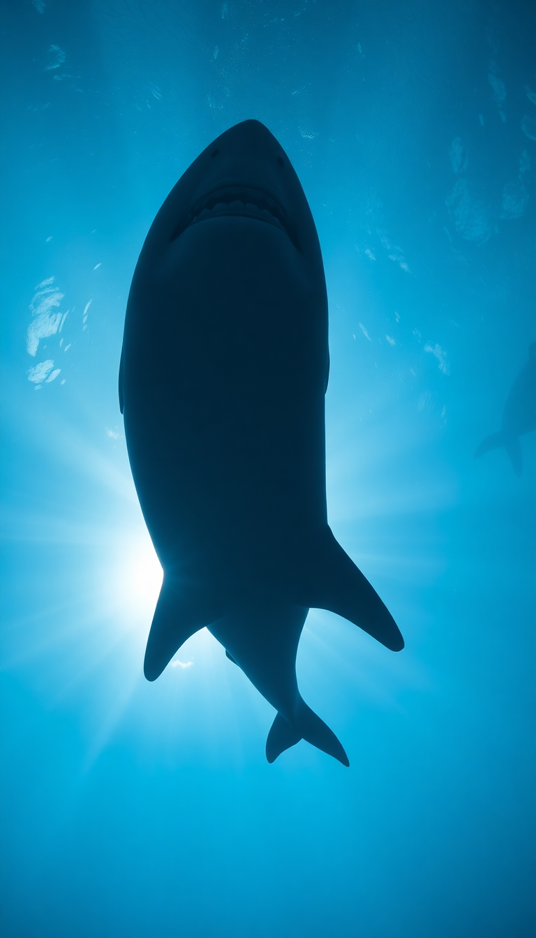 Sleek Shark From Dramatic Photorealistic Wallpaper