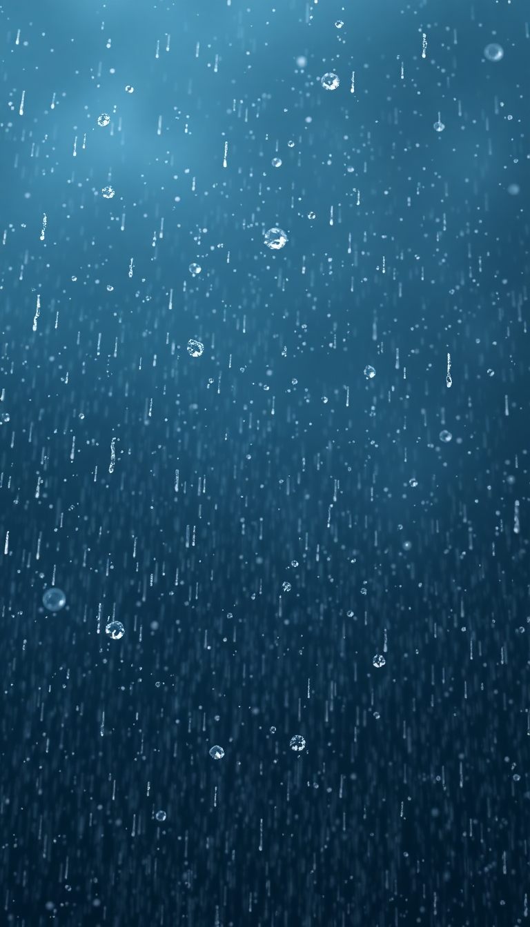 Baroque Hailstorm Dramatic Ice Falling Dark Wallpaper