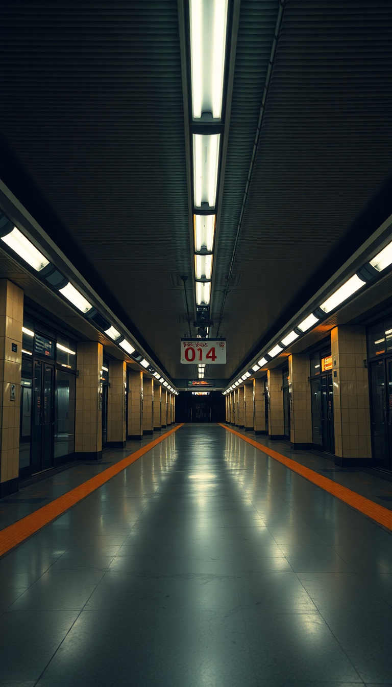 Aesthetic Majestic Subway Station 3am Wallpaper