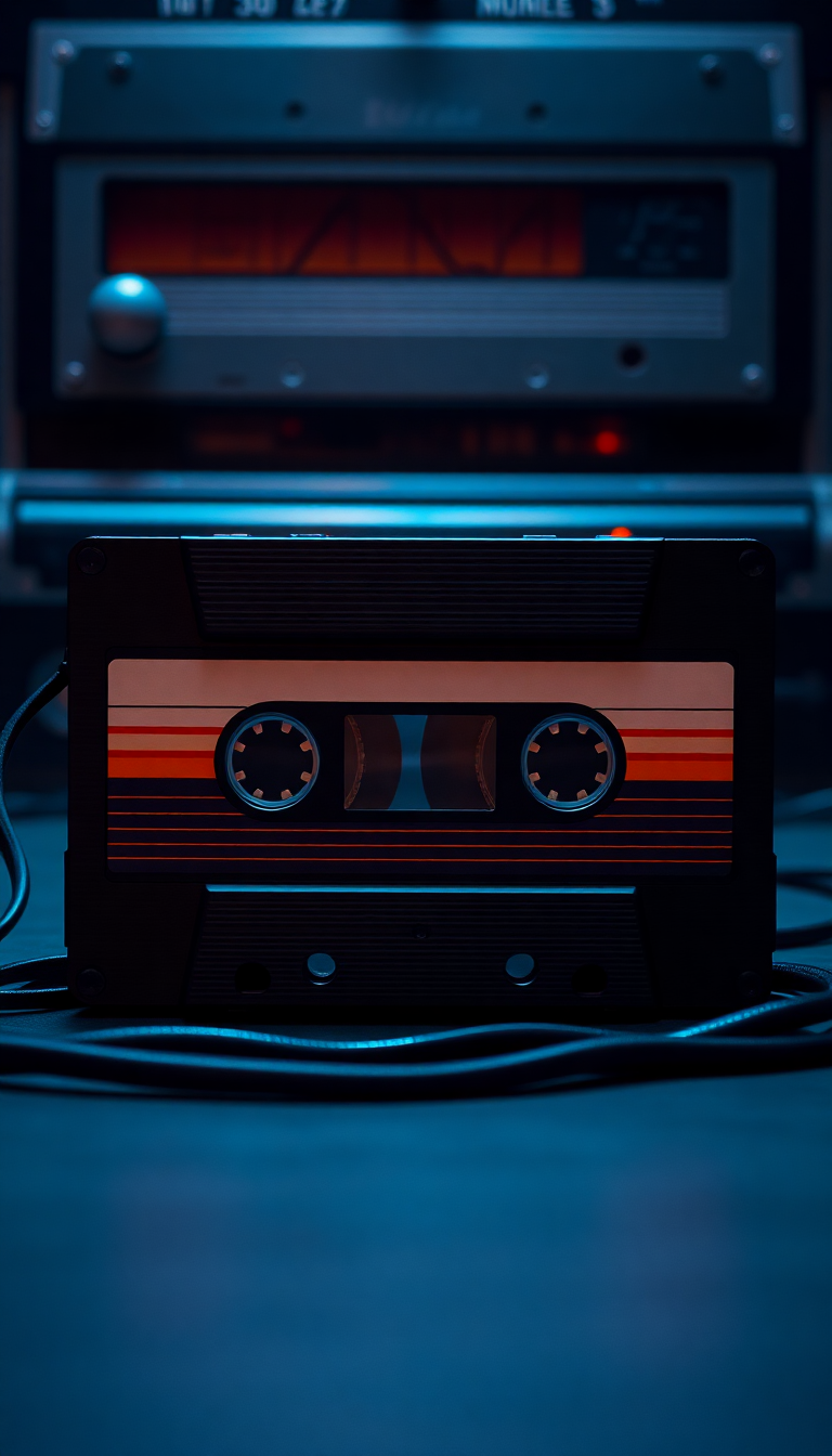 Photorealistic Surreal Tape Mixtape Retro Wallpaper