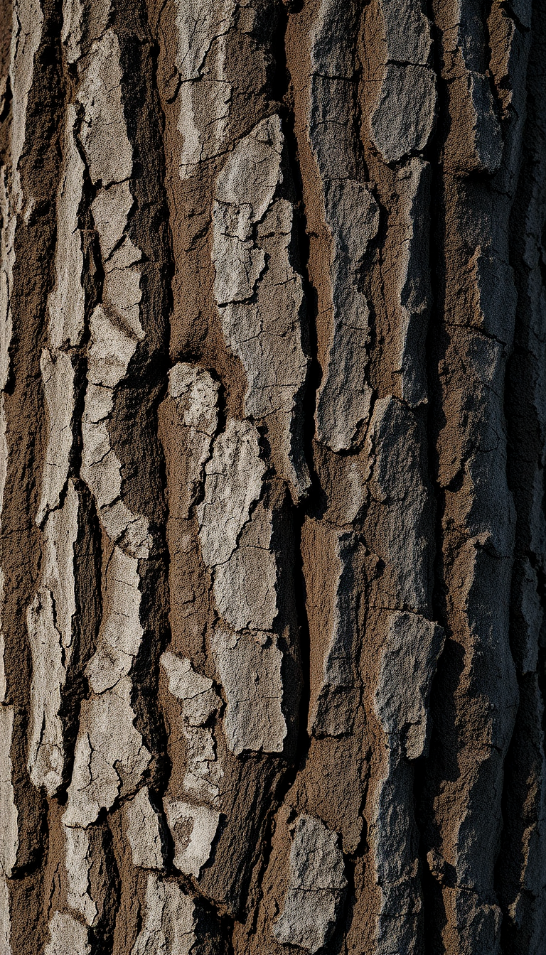 Premium Tree Texture Lines Photorealistic Wallpaper