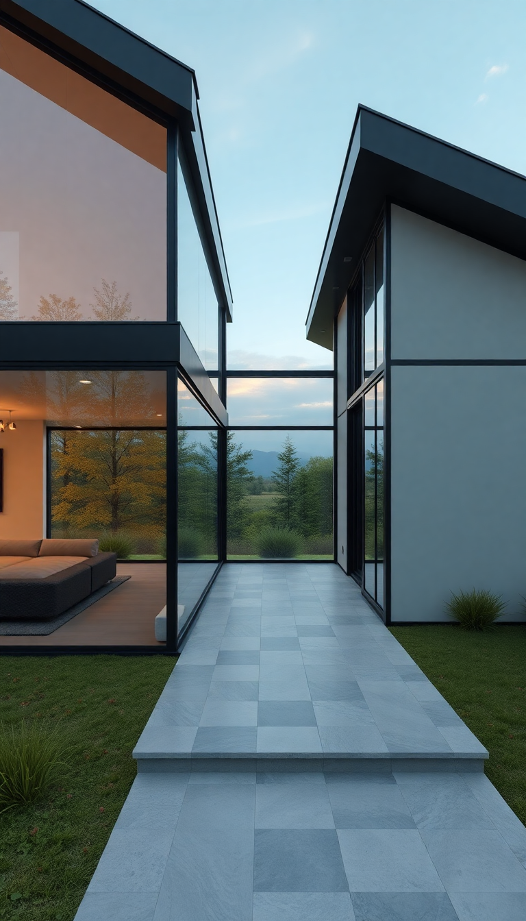 Charming Radiant Modern Minimalist House Wallpaper