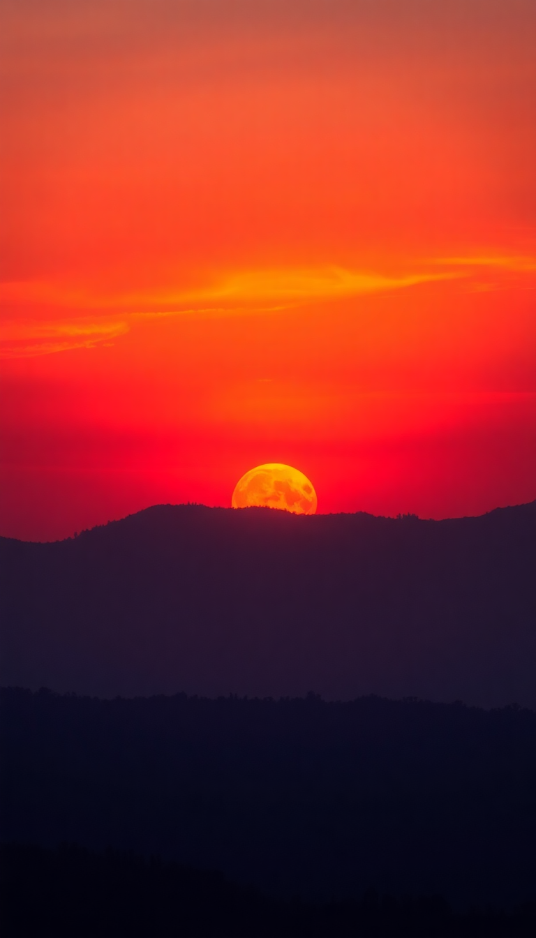Sunset After Wildfire Sacred HD Wallpaper