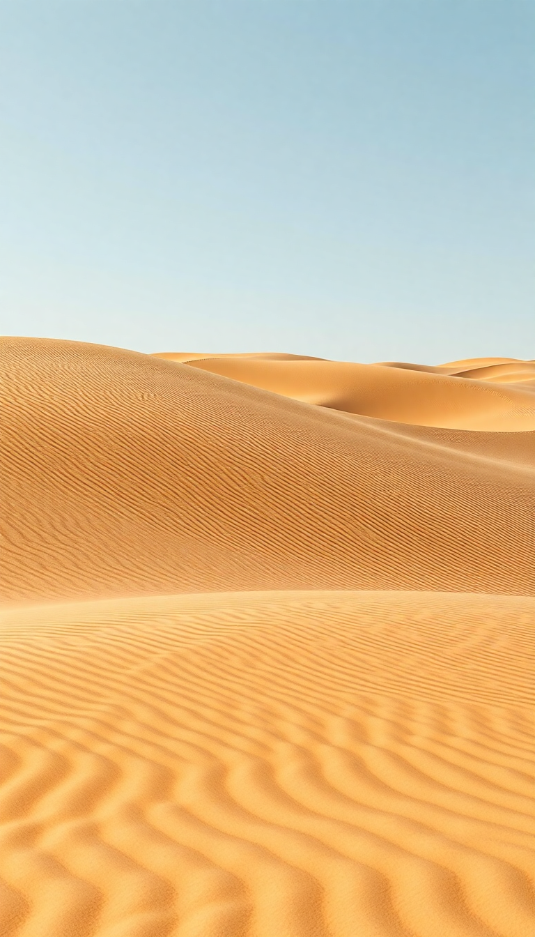 Monochrome Patterns Wind Ripples Dune Photorealistic Wallpaper