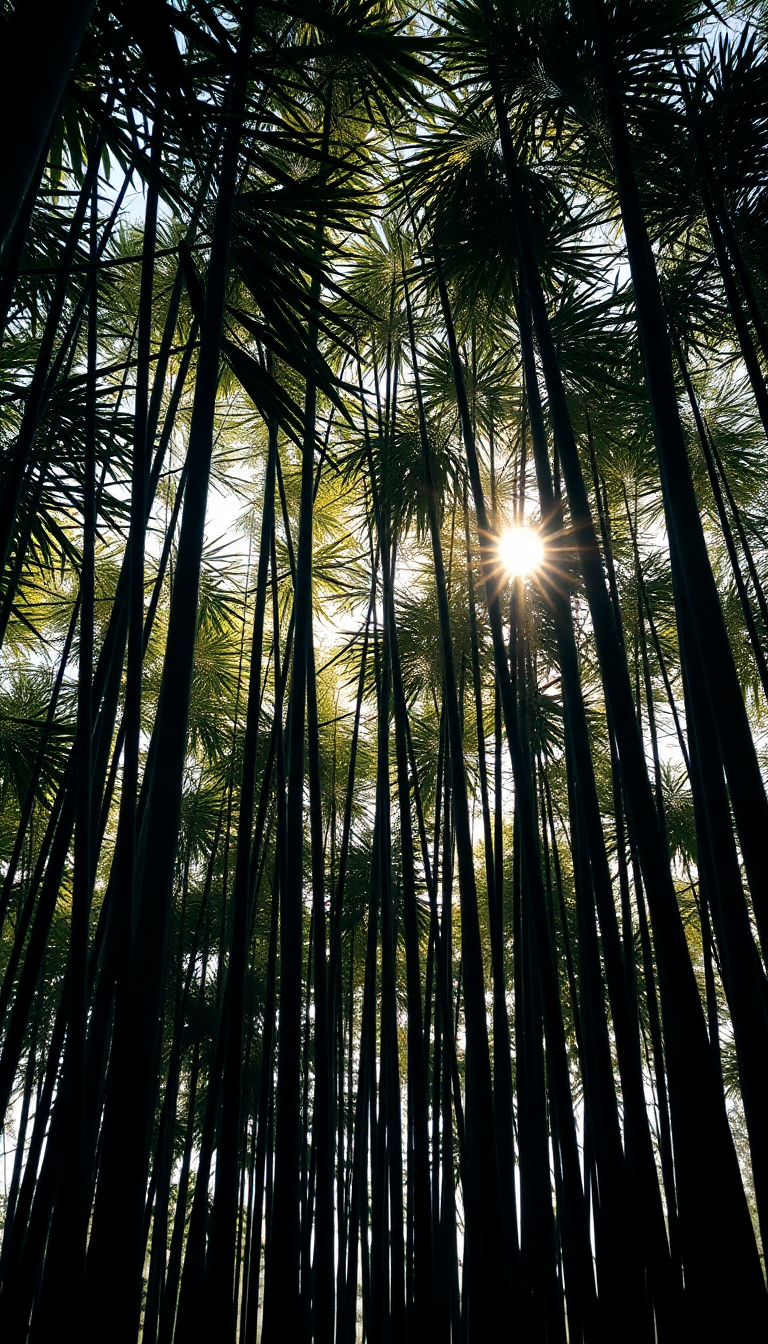 Bamboo Grove Swaying Wind Light Filtering Minimalist Pro Wallpaper