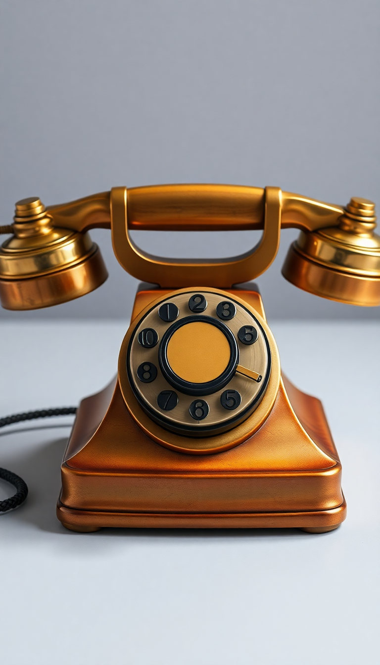 Classic Vintage Telephone Rotary Dial Classic Wallpaper
