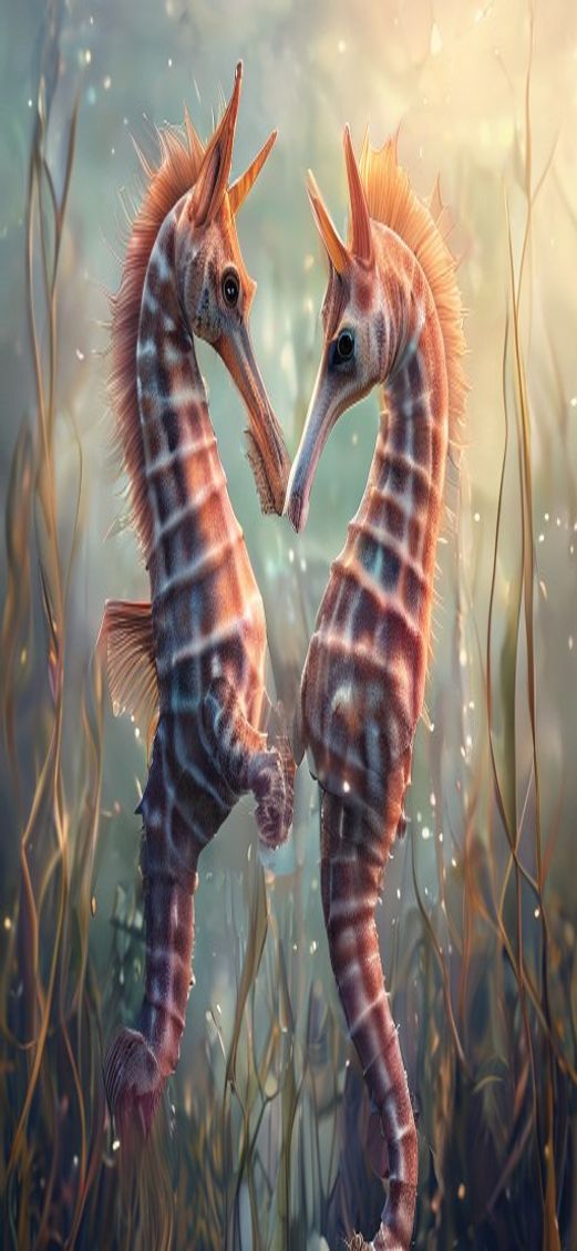 Rustic Magical Seagrass Dancing Couple Aesthetic Wallpaper
