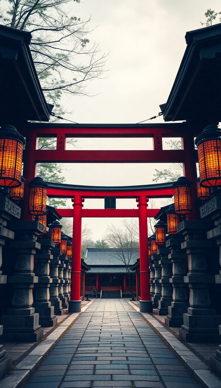 Japanese Temple Gate Timeless HD Wallpaper