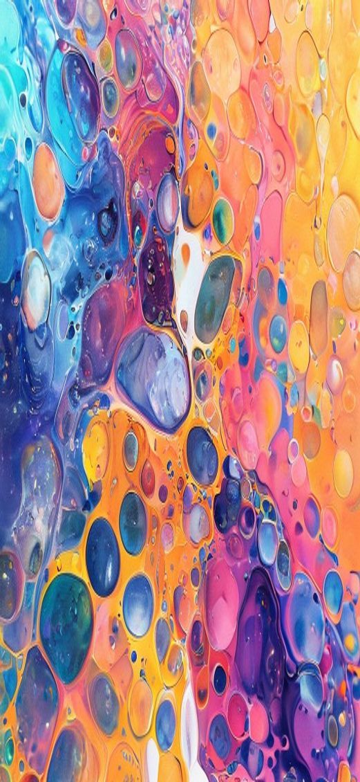 Sacred Monochrome Oil And Water Wallpaper