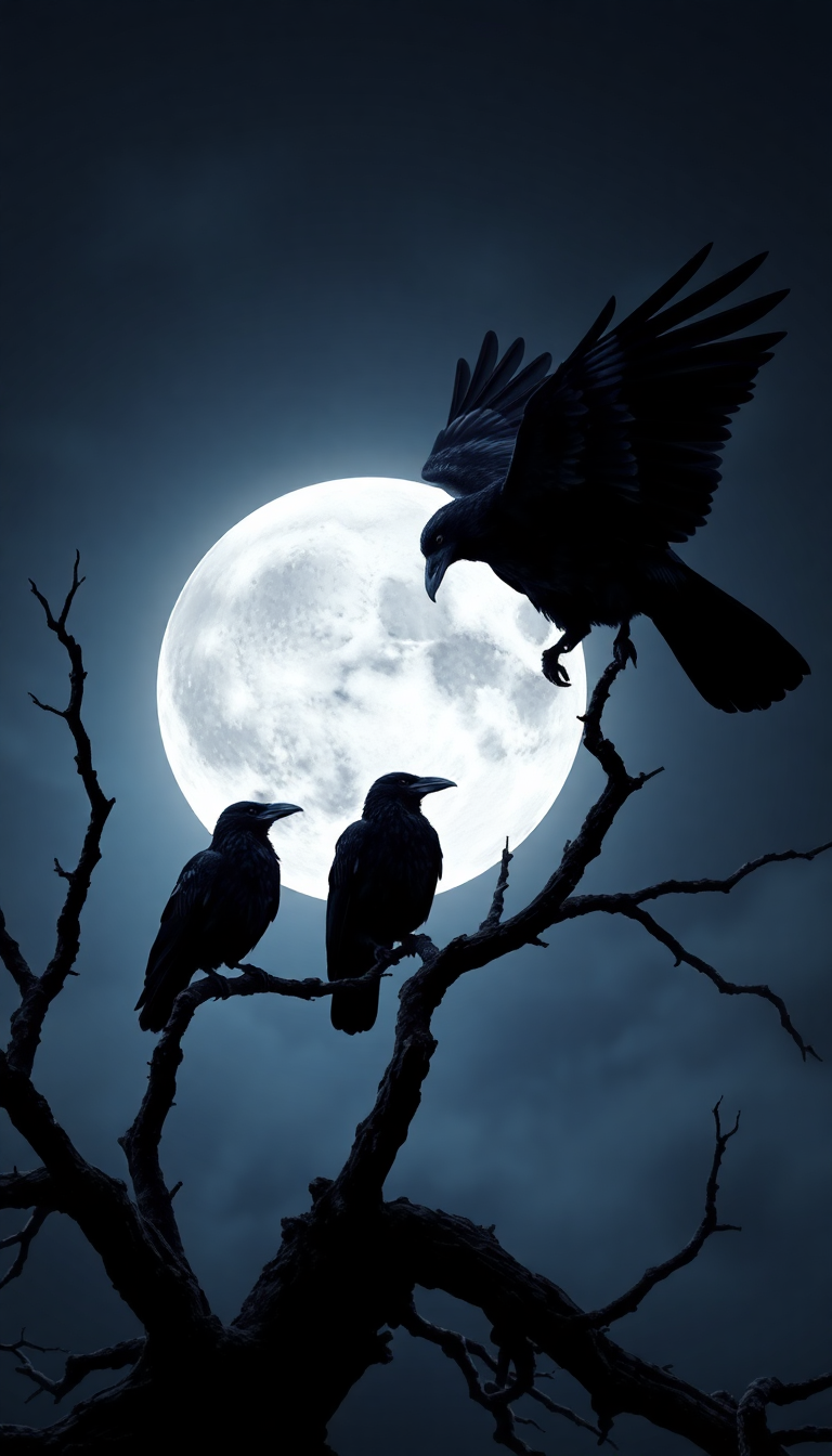 Digital art Modern On Dead Tree Wallpaper