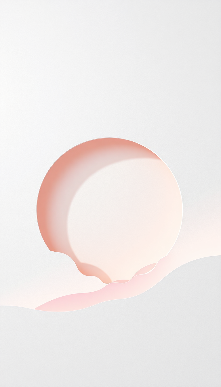 Ornate Paper Layers Depth Pastel Minimalist Wallpaper