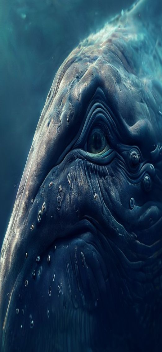 Deep Radiant Whale Eye Closeup Wallpaper