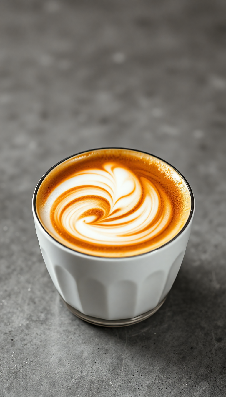 Celestial Perfect Art Milk Coffee Photorealistic Wallpaper