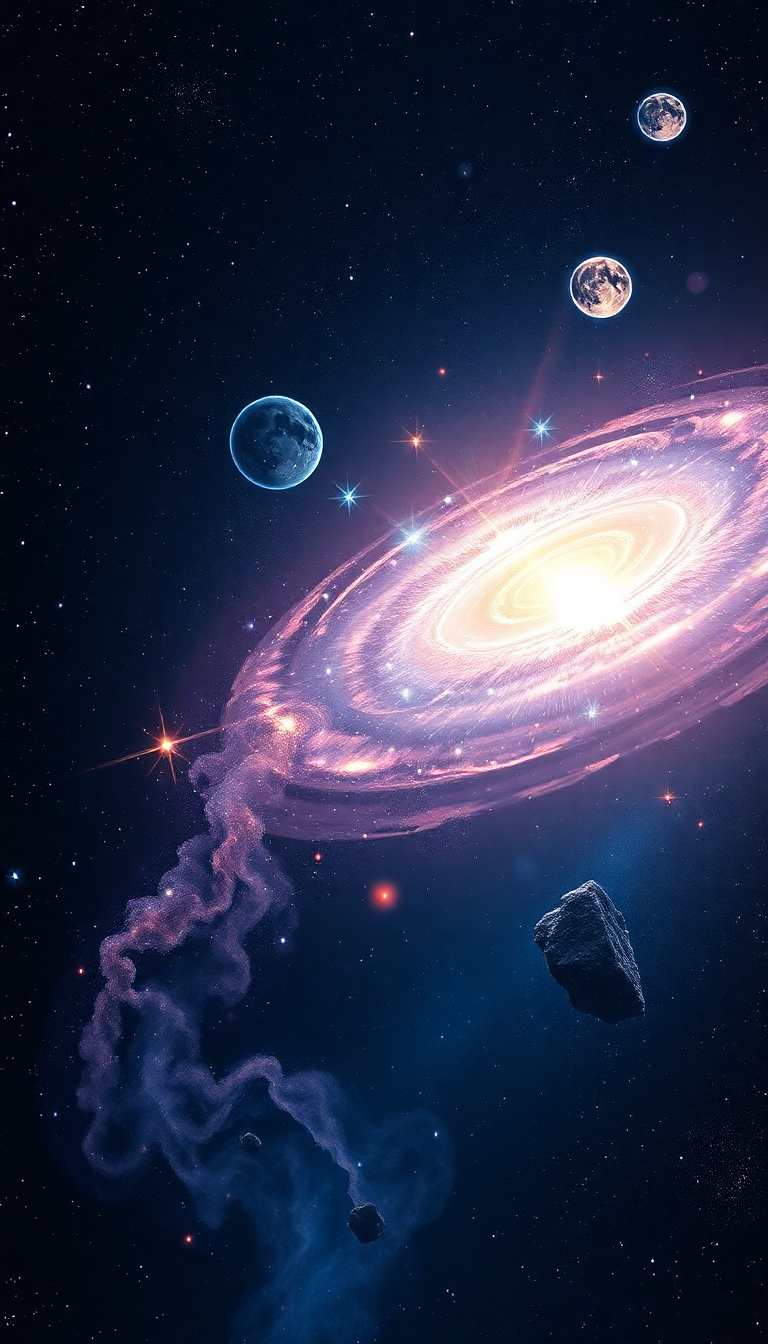 Organic Stars New Creating Galaxies Digital art Wallpaper