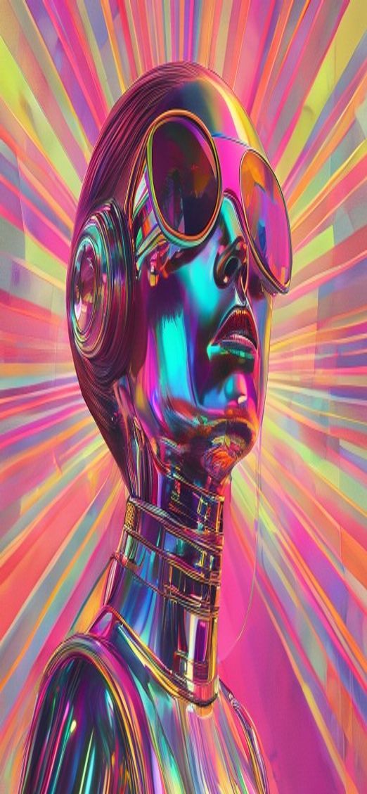 Retrofuturism 60s Vision Gentle 4K Wallpaper