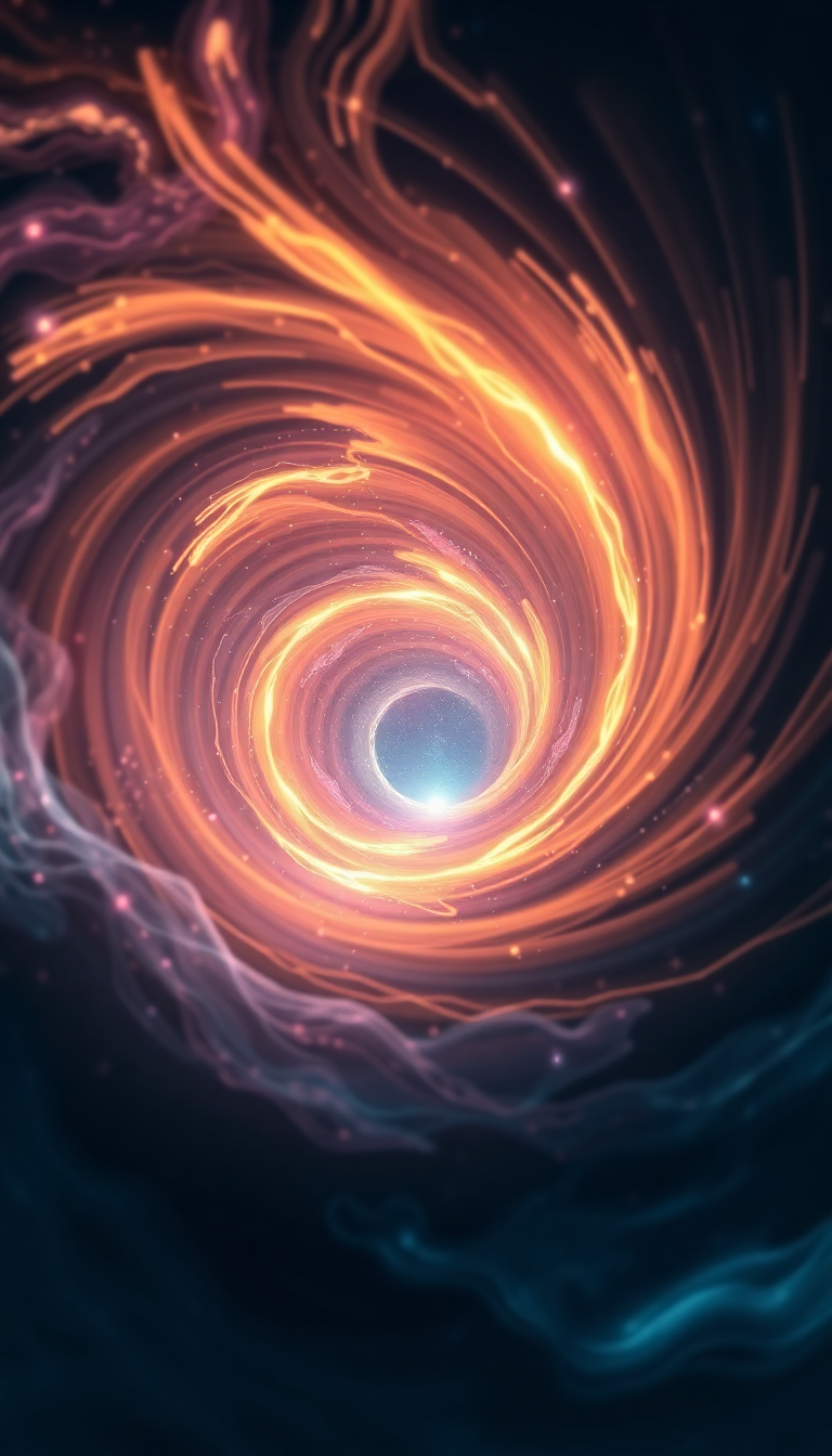 Wormhole Portal Swirling Infinite HD Wallpaper