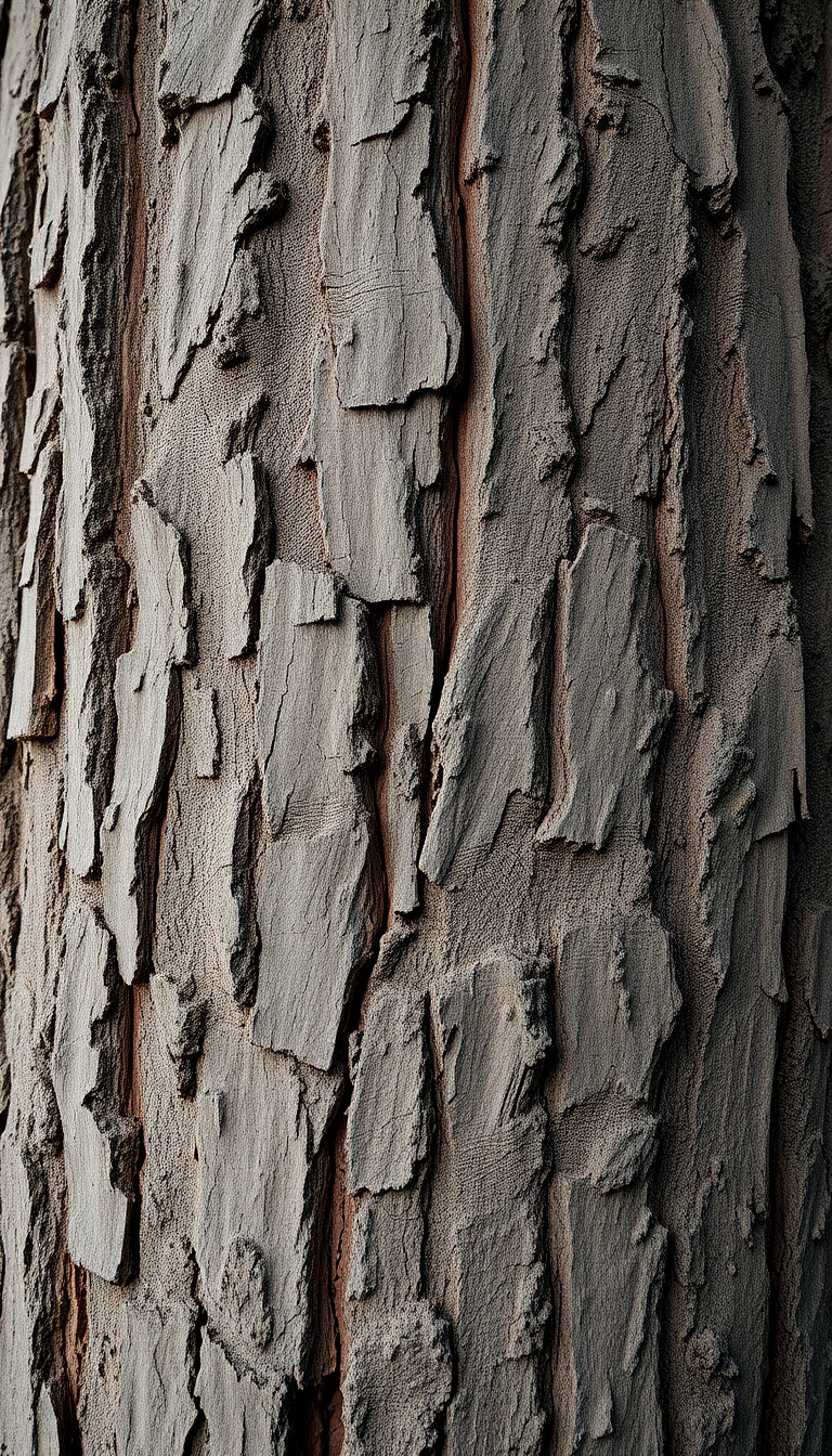 Tree Bark Texture Macro Lines Photorealistic Wallpaper