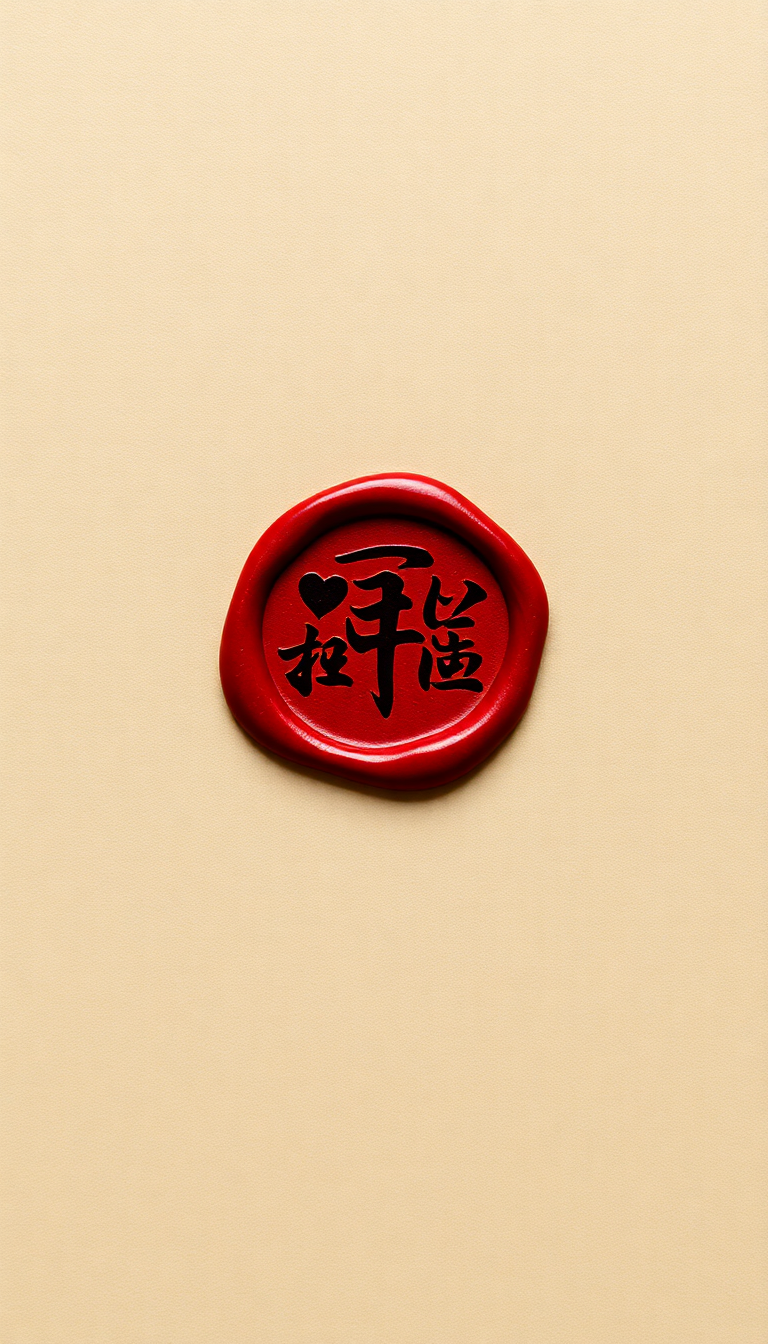 Handwritten Letter Wax Seal Vintage Aesthetic Wallpaper