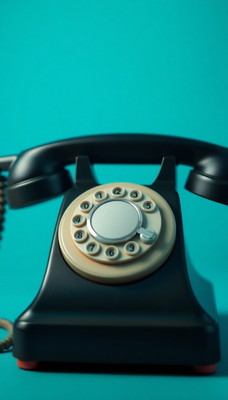 Epic Vintage Rotary Classic Photorealistic Wallpaper