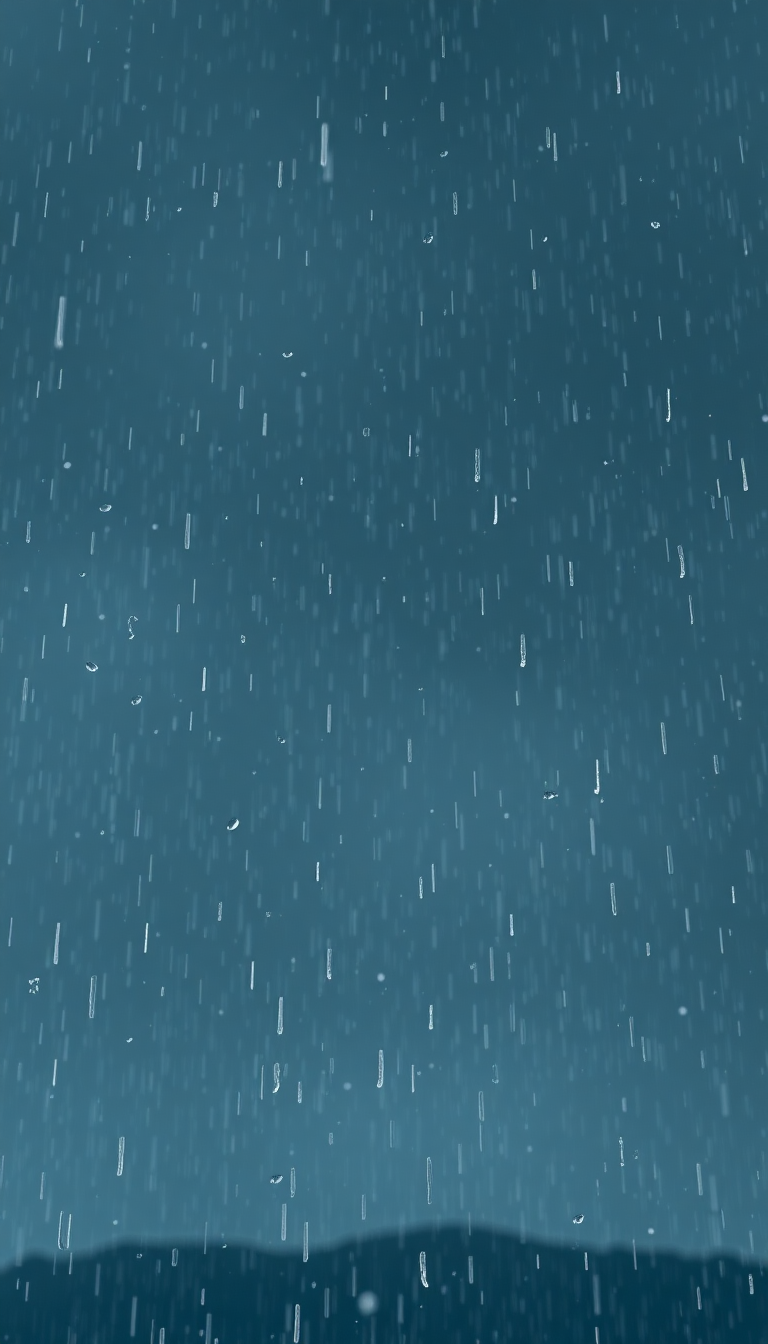 Ice Falling Dark Sky Nature Remaster Wallpaper